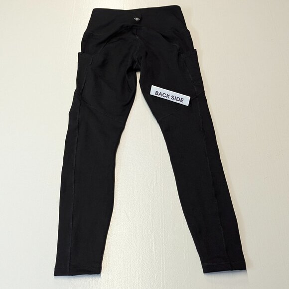 Hypertek Size Small Black Leggings with Pockets - Picture 11 of 12